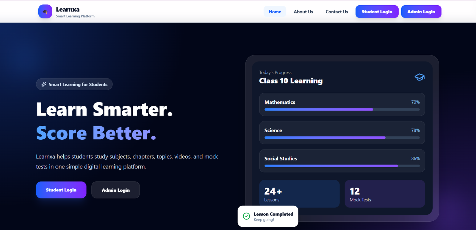 Learnxa LMS Platform